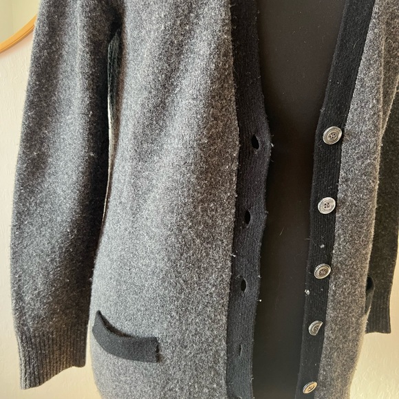 J.CREW grey wool cardigan - Picture 2 of 3
